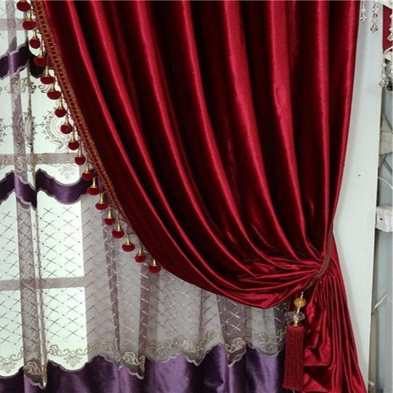 Rideau Avec Pompon | Ombre Interieur