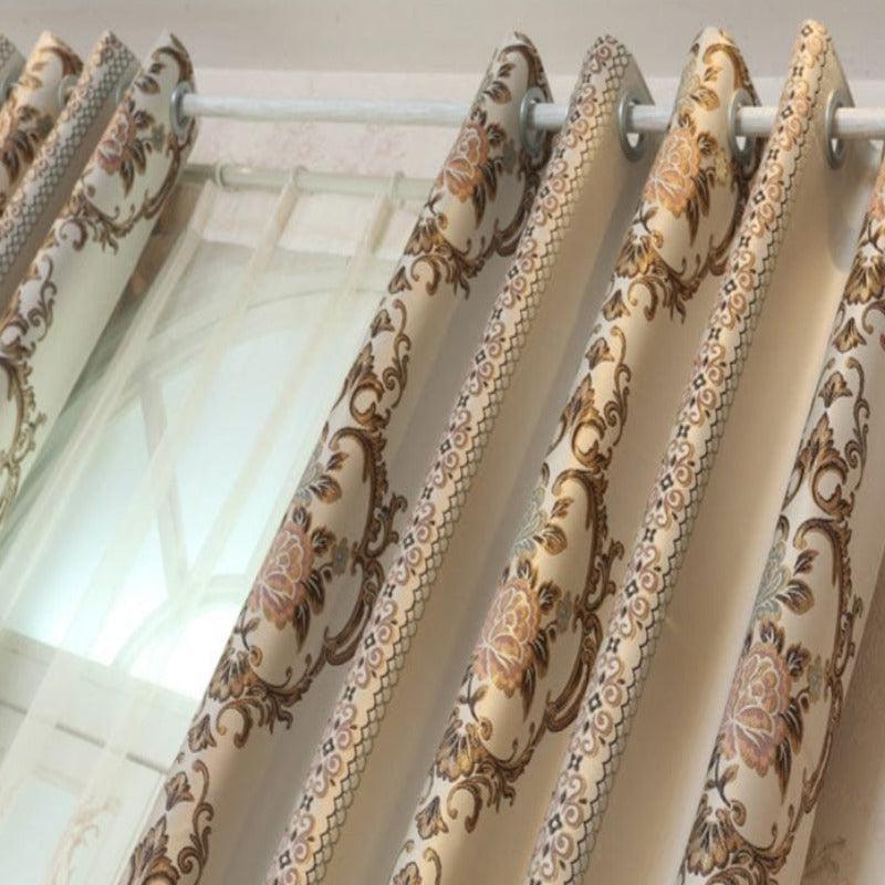 Rideau Beige Gris | Ombre Interieur