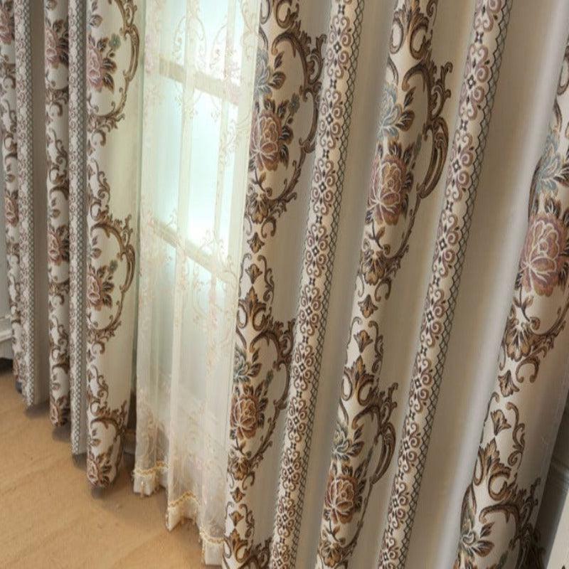 Rideau Beige Gris | Ombre Interieur