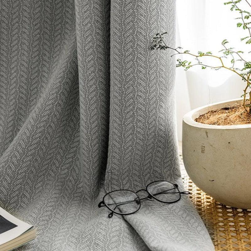 Rideau Salon Gris Moderne | Ombre Interieur
