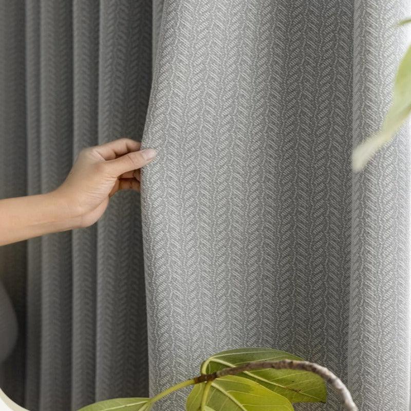 Rideau Salon Gris Moderne | Ombre Interieur