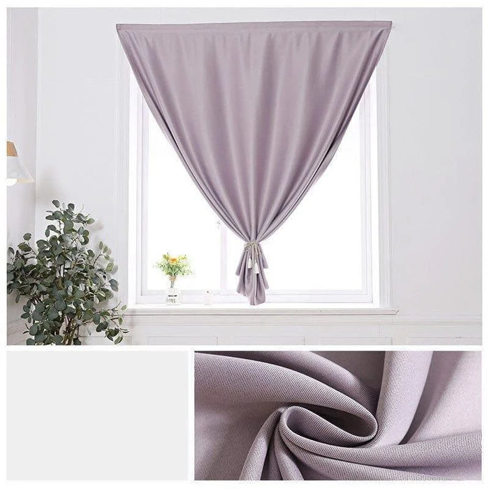 Rideau élégant décoratif pour fenêtre, couleur lavande, accessoire de maison moderne, idéal pour ajouter une touche de sophistication à votre intérieur, compatible avec différents styles de décoration, facile à accrocher, embellit salle de séjour ou chambre avec son design raffiné.