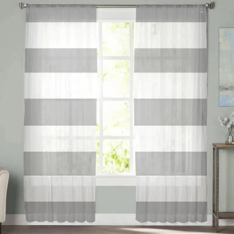 Rideaux Gris Et Blanc | Ombre Interieur