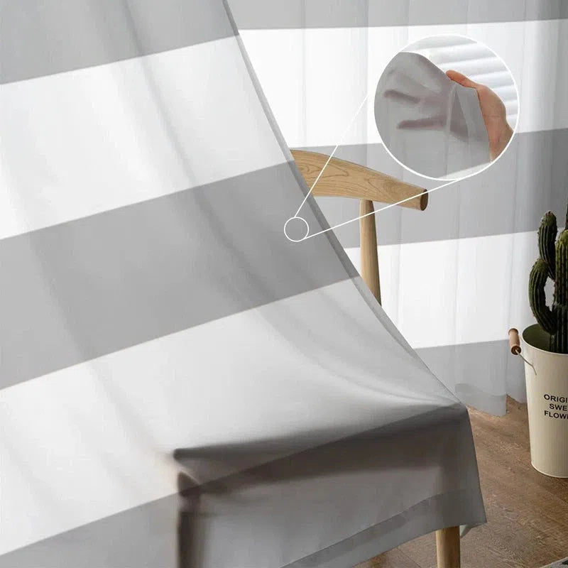 Rideaux Gris Et Blanc | Ombre Interieur