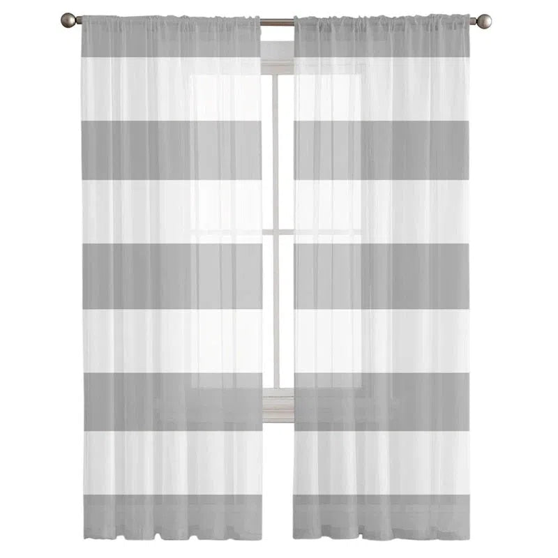 Rideaux Gris Et Blanc | Ombre Interieur