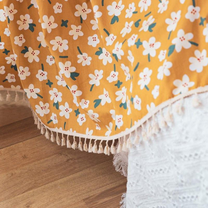 Rideaux Jaune Moutarde Motif | Ombre Interieur