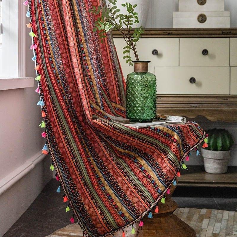 Rideaux Motifs Ethniques | Ombre Interieur