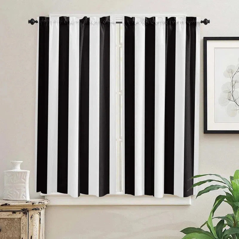 Rideaux Noir Et Blanc | Ombre Interieur