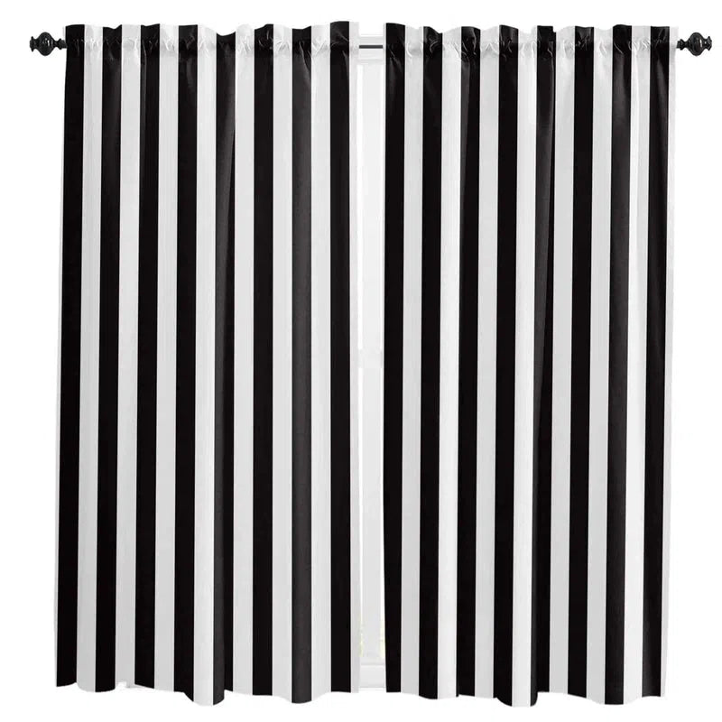Rideaux Noir Et Blanc | Ombre Interieur