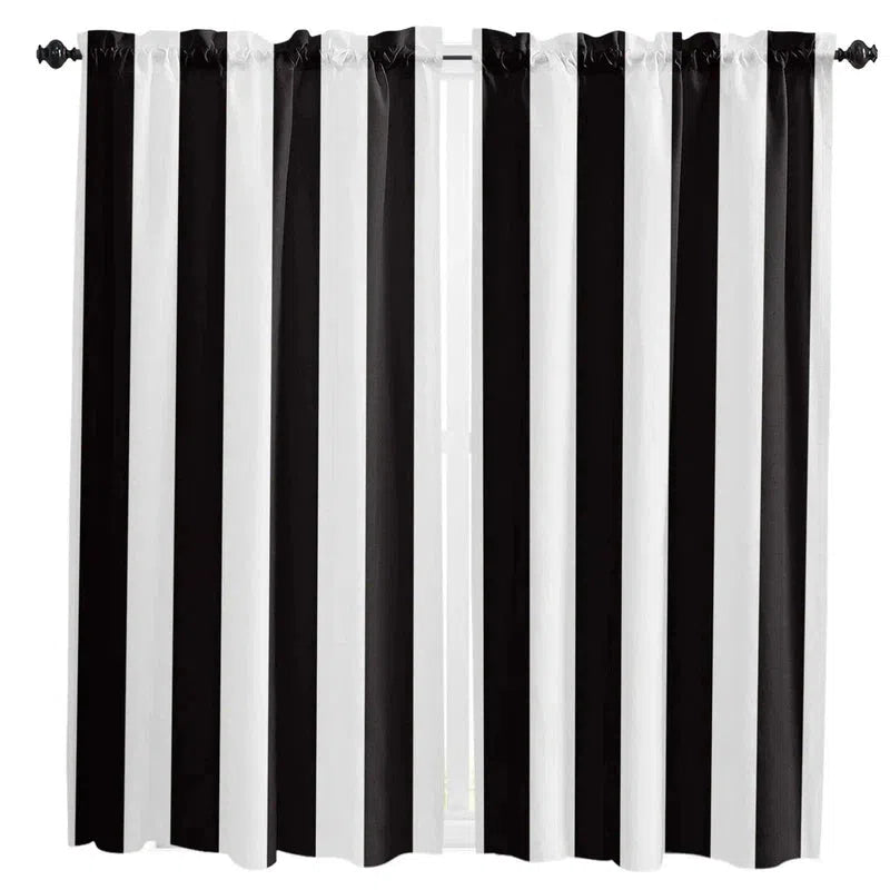 Rideaux Noir Et Blanc | Ombre Interieur