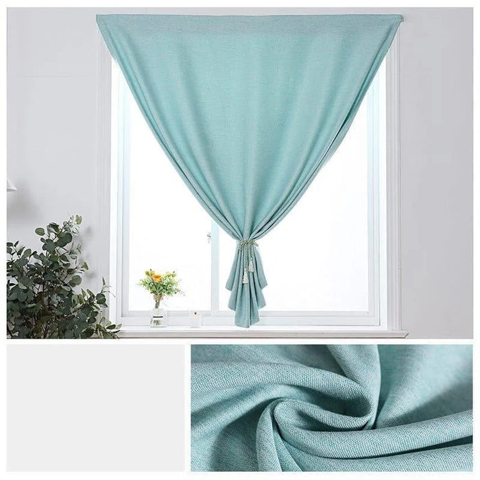 Rideau bleu turquoise élégant pour salon, idéal pour ajouter une touche de fraîcheur à votre intérieur. Accessoire décoratif parfait pour filtrer la lumière tout en préservant votre intimité. Design moderne qui s'adapte aux différents styles de décoration. Facile à installer et à entretenir. Transformez l'ambiance de votre pièce avec ce rideau esthétique et fonctionnel.