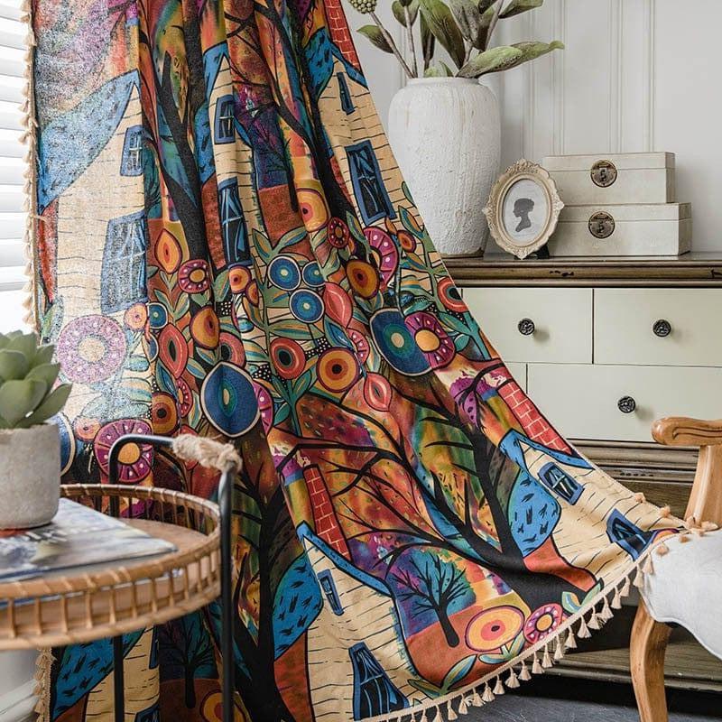 Rideaux Style Ethnique | Ombre Interieur
