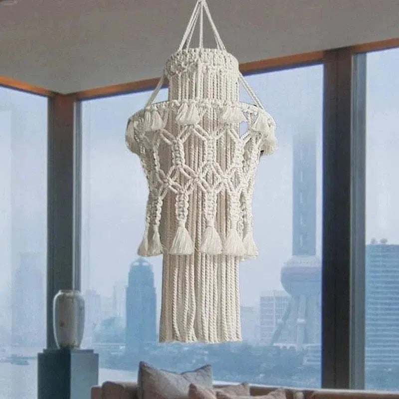 Abat Jour Macramé | Ombre Interieur