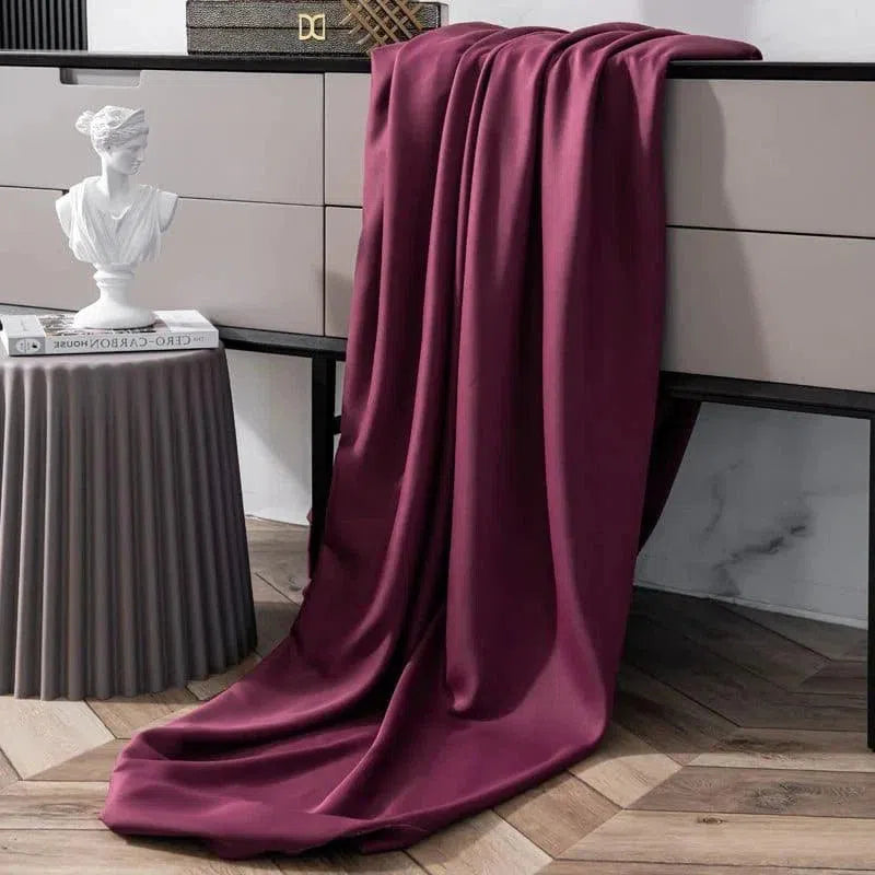 Double Rideau Rouge | Ombre Interieur