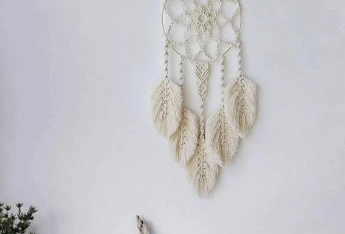 Macramé Mural Plume