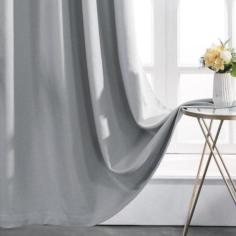 Rideau Blanc Velours | Ombre Interieur