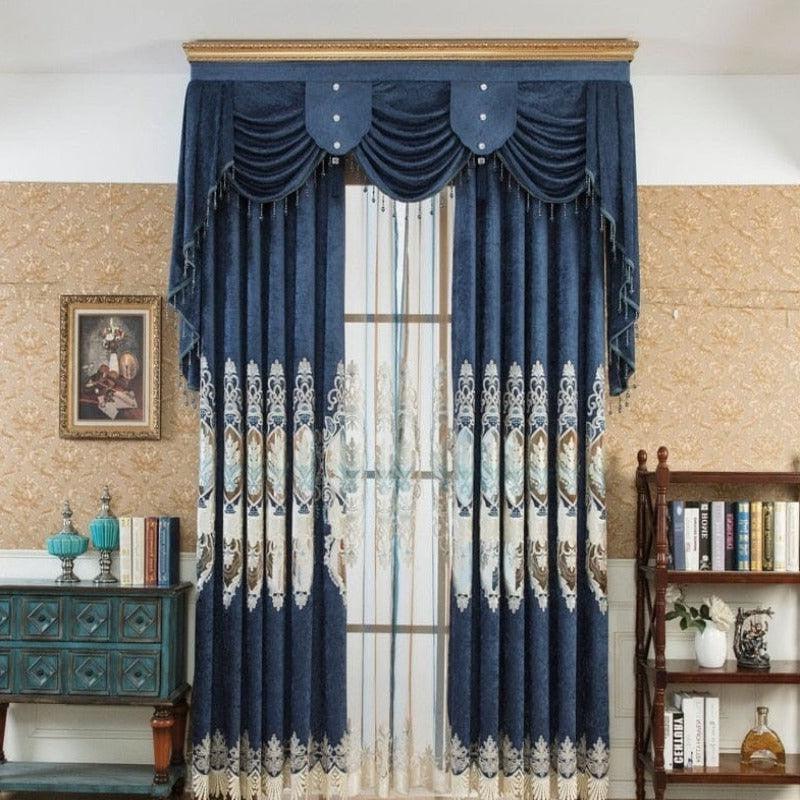 Rideau Bleu Nuit | Ombre Interieur