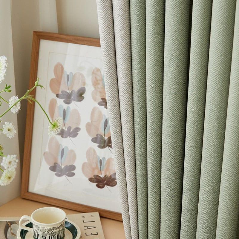 Rideau Occultant Vert Clair | Ombre Interieur