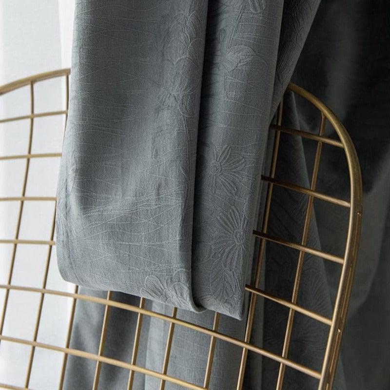 Rideau Gris Clair Occultant | Ombre Interieur
