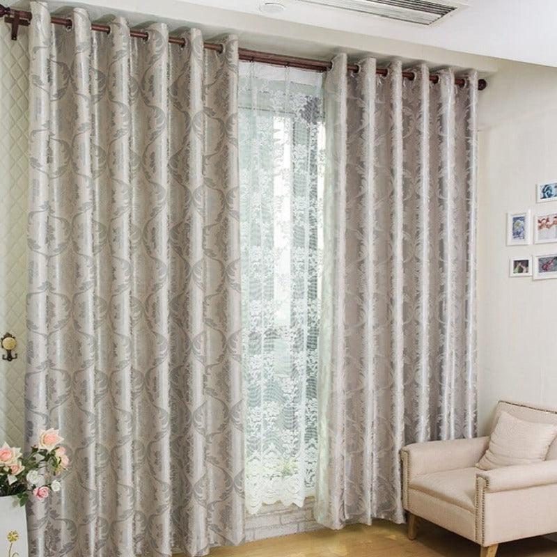 Rideau Gris Motif | Ombre Interieur