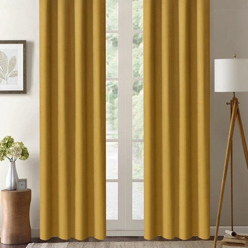 Rideau Jaune Moutarde | Ombre Interieur