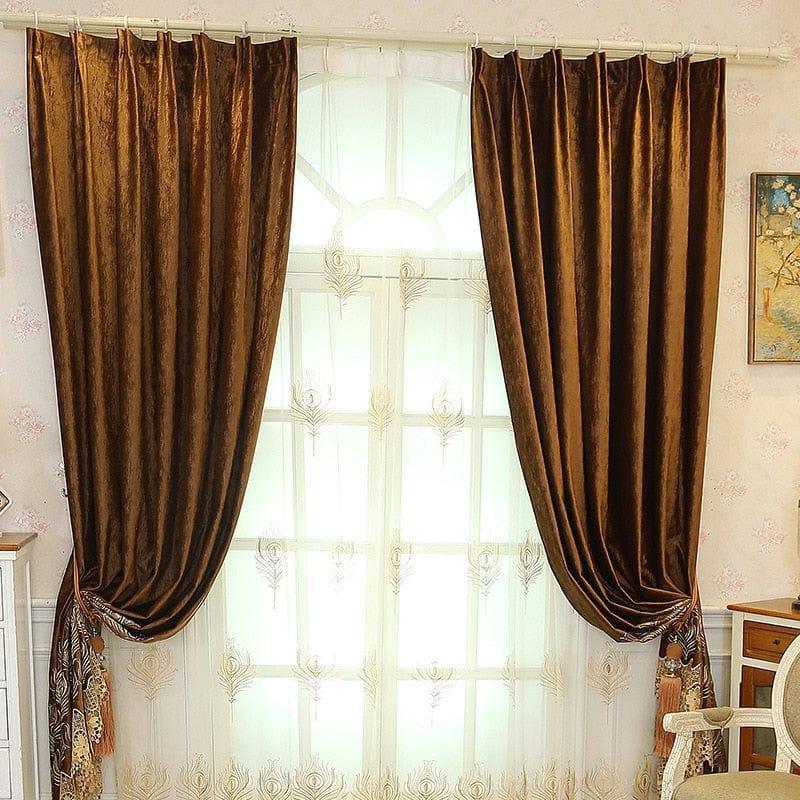Rideau Marron Foncé | Ombre Interieur