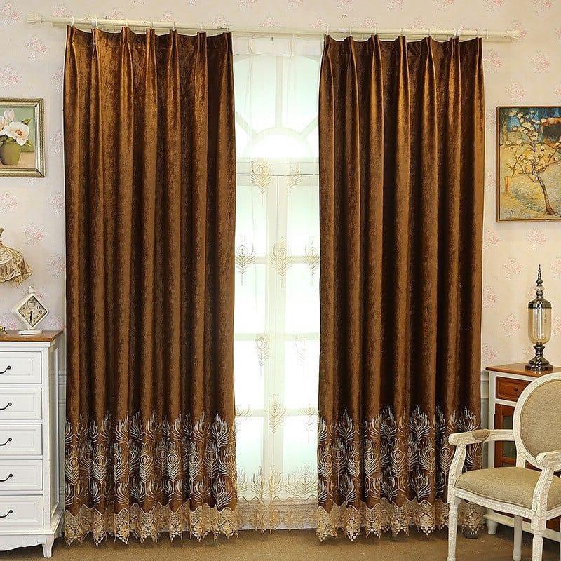 Rideau Marron Foncé | Ombre Interieur
