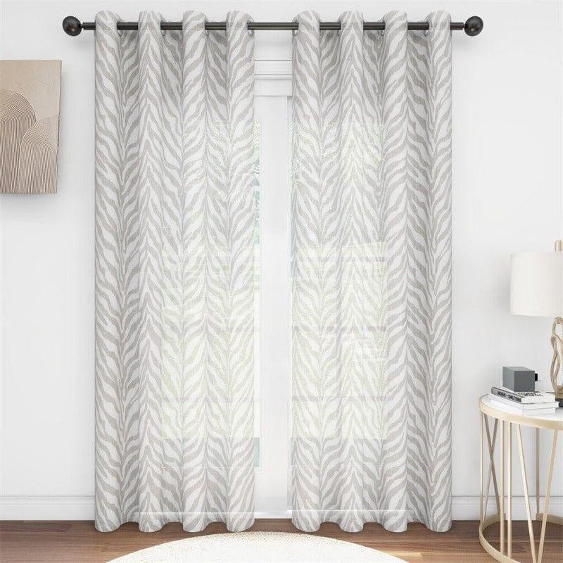 Rideau Voilage Imitation Lin | Ombre Interieur