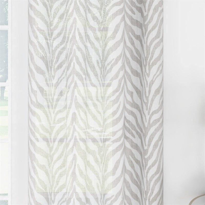 Rideau Voilage Imitation Lin | Ombre Interieur
