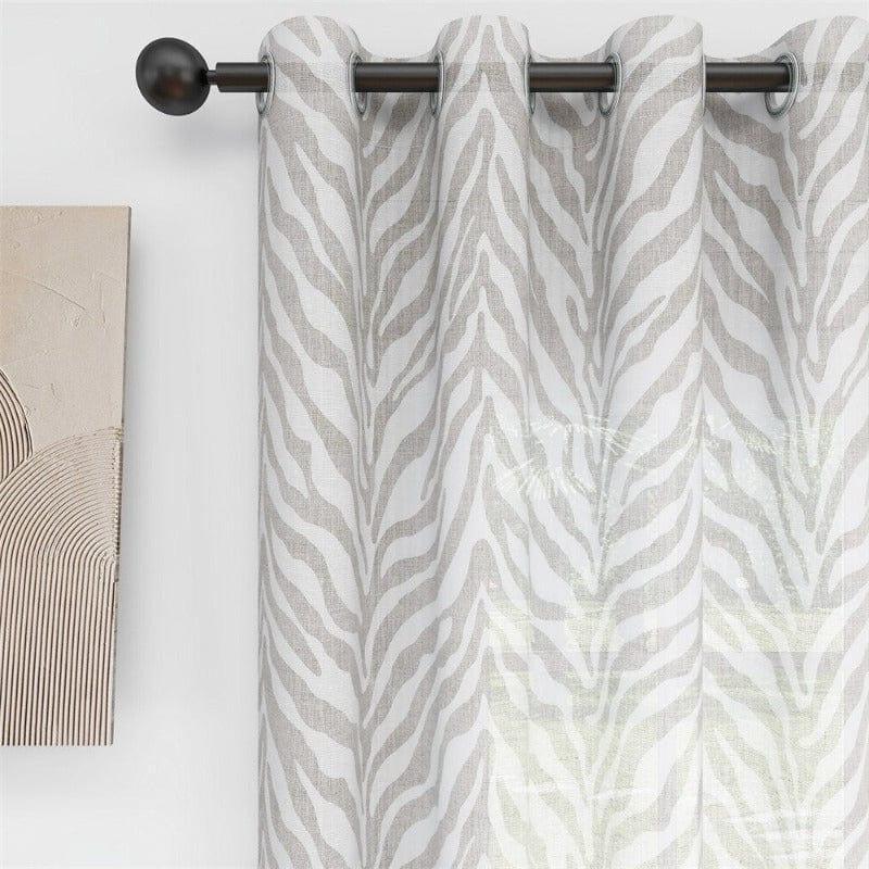 Rideau Voilage Imitation Lin | Ombre Interieur