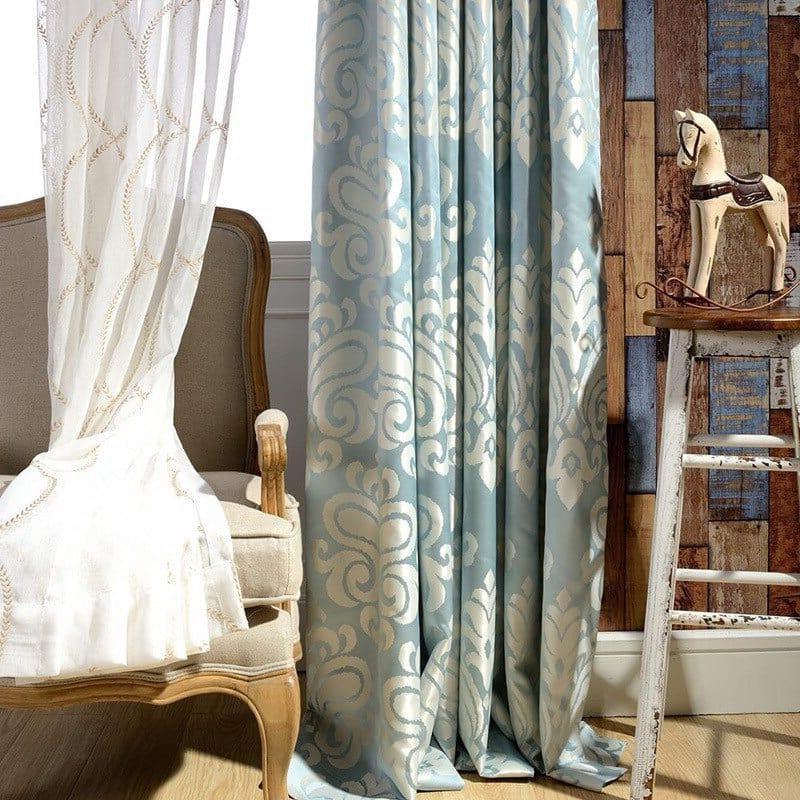 Rideaux Motifs Fleurs | Ombre Interieur