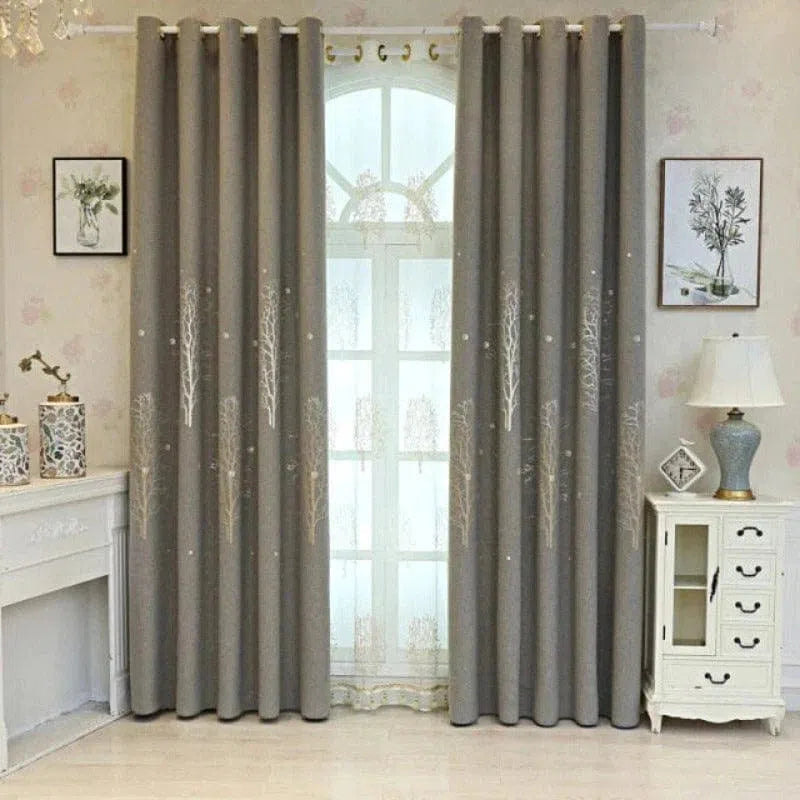 Rideaux Opaque Gris | Ombre Interieur