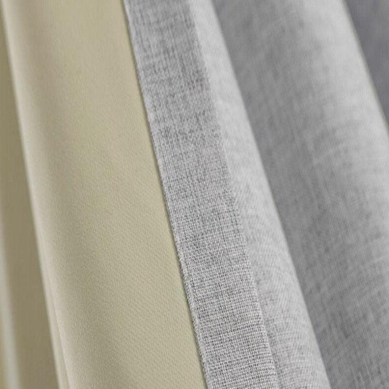 Rideaux Imitation Pur Lin Naturel | Ombre Interieur