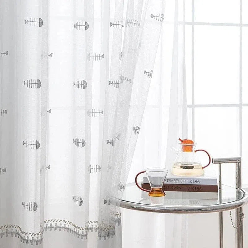 Voilage Blanc Cuisine | Ombre Interieur