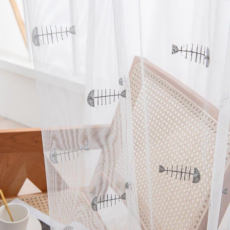 Voilage Blanc Cuisine | Ombre Interieur