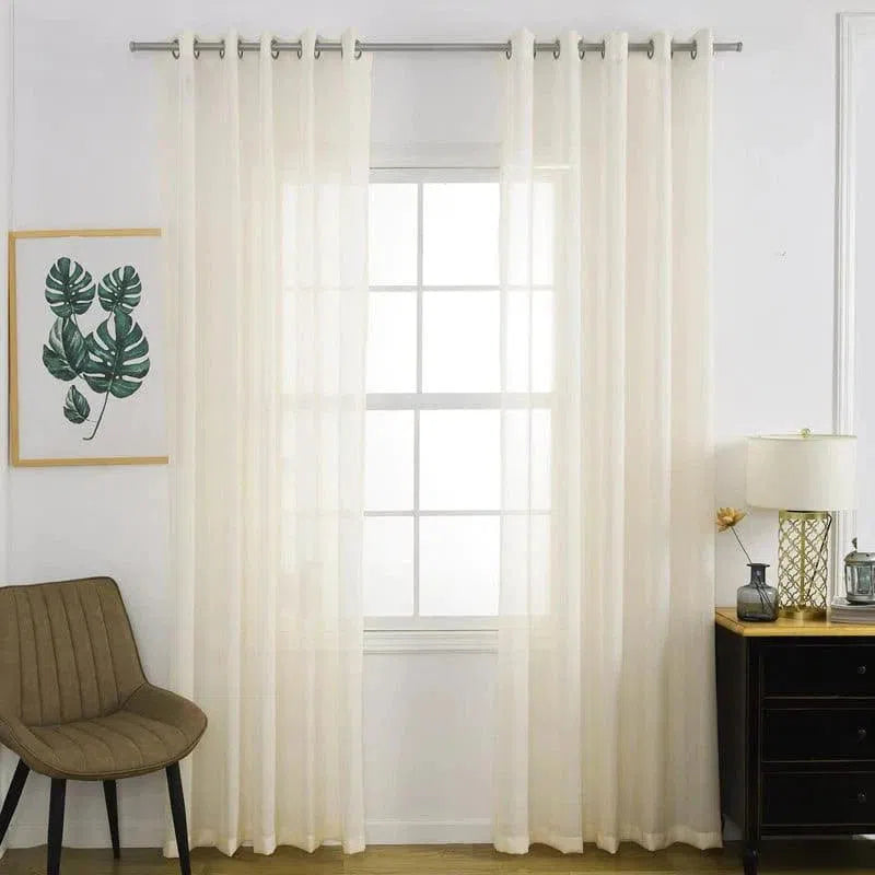 Voilage Blanc Design | Ombre Interieur