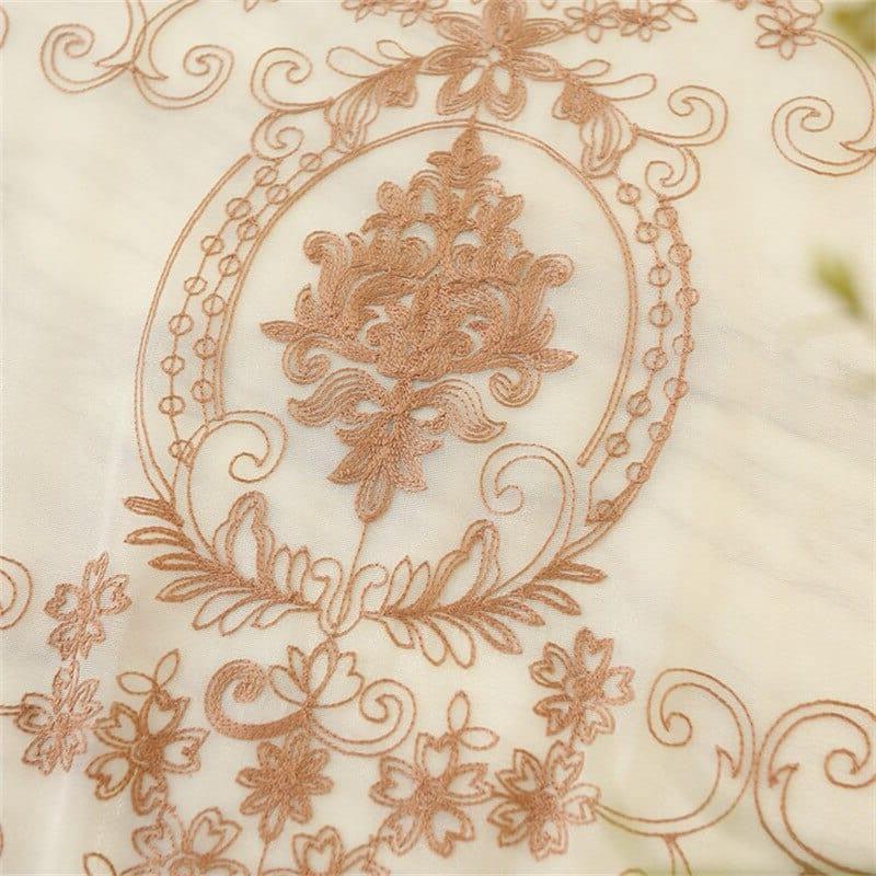 Voilage Blanc Motif | Ombre Interieur