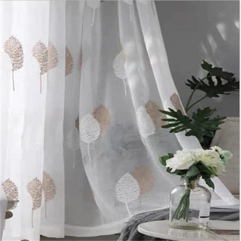 Voilage Blanc Salon | Ombre Interieur