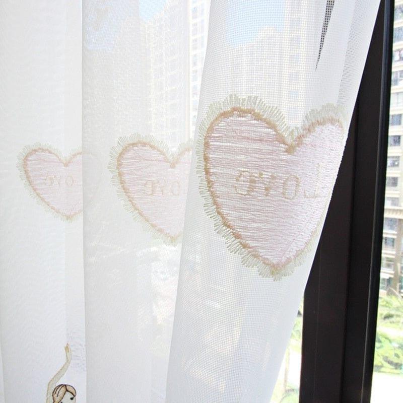 Voilage Coeur | Ombre Interieur