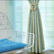 voilage transparent stripes verticales moderne rideaux opaques tringle serre rideau chambre salon vertclair