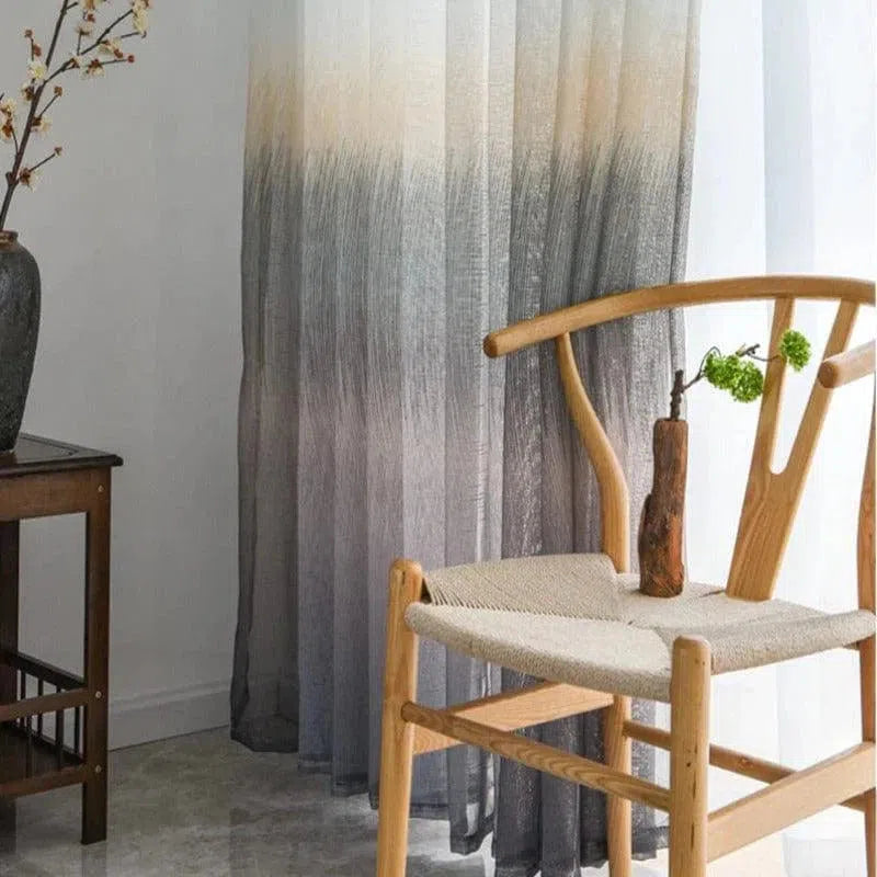 Voilage Fenetre Imitation Lin | Ombre Interieur