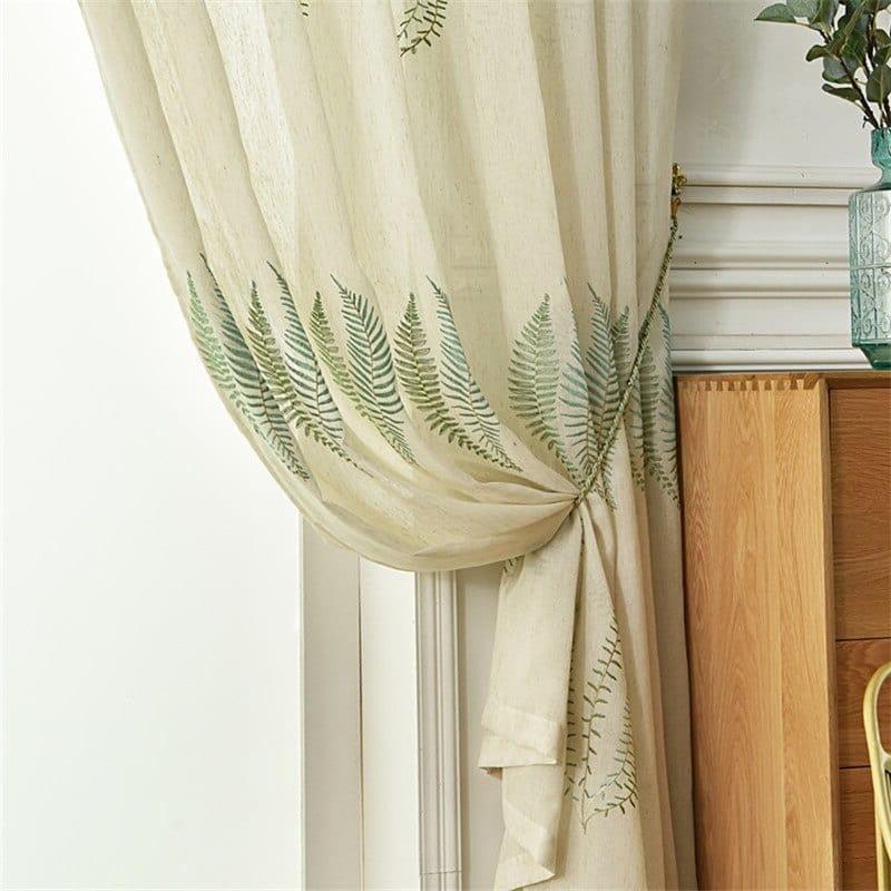 Voilage Feuilles | Ombre Interieur