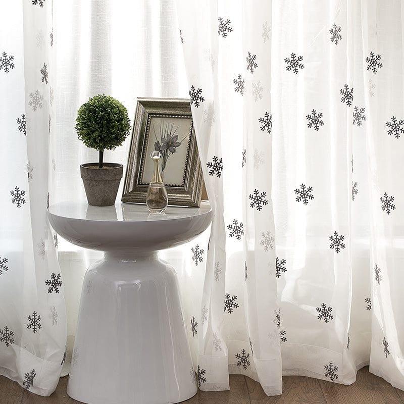 Voilage Lin Blanc | Ombre Interieur