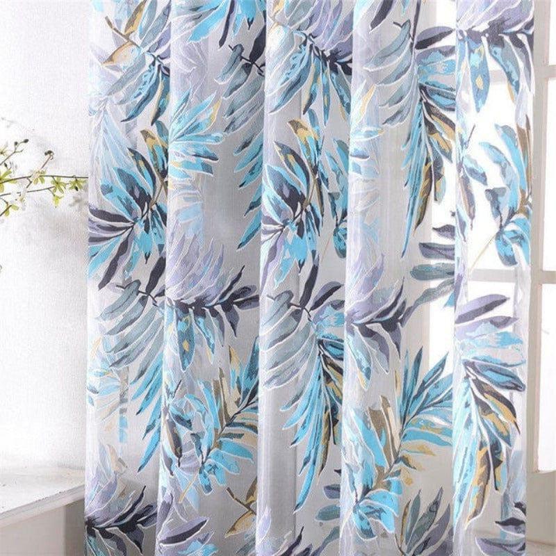 Voilage Motif Fleur | Ombre Interieur