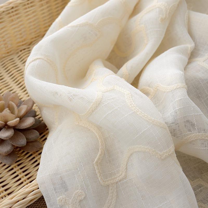 Voilage Rideau Imitation Lin | Ombre Interieur