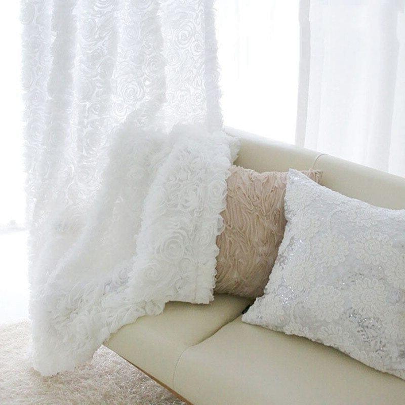 Voilage Romantique Blanc | Ombre Interieur