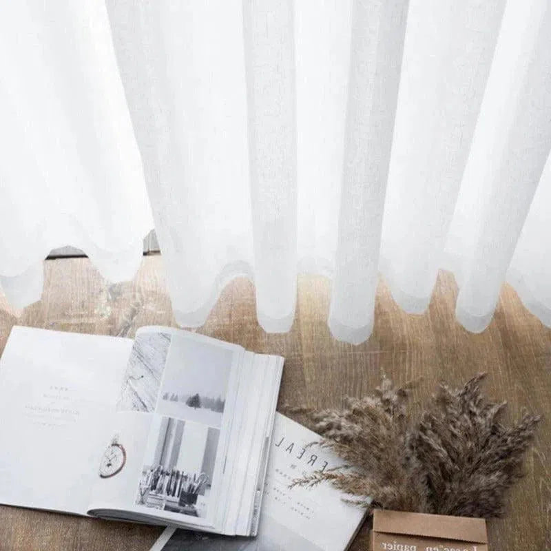 Voilage Uni Blanc | Ombre Interieur
