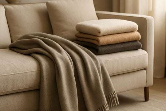 Plaid décoratif pour un salon chaleureux et confortable