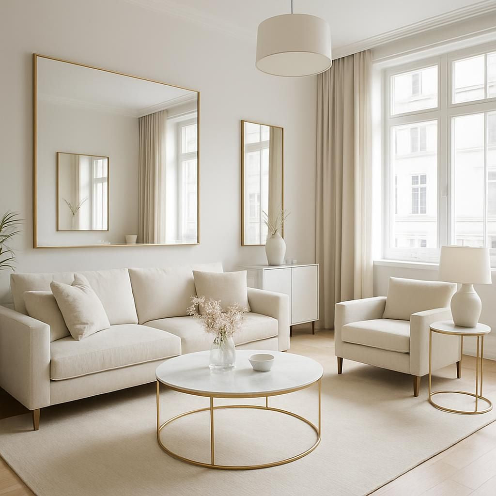 Décoration d'intérieur pour agrandir une pièce avec astuces visuelles