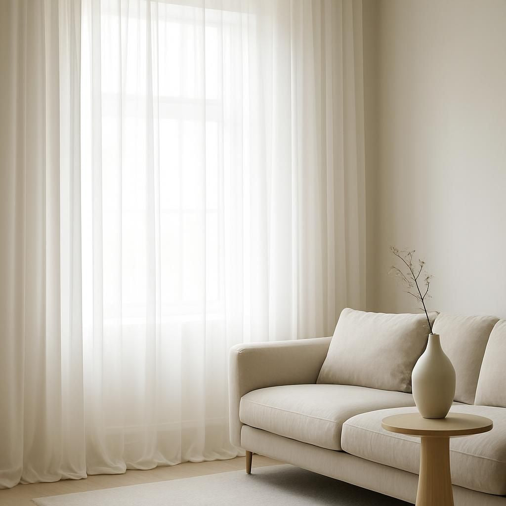 Astuce deco rideau pour embellir votre salon et optimiser la luminosite naturelle.